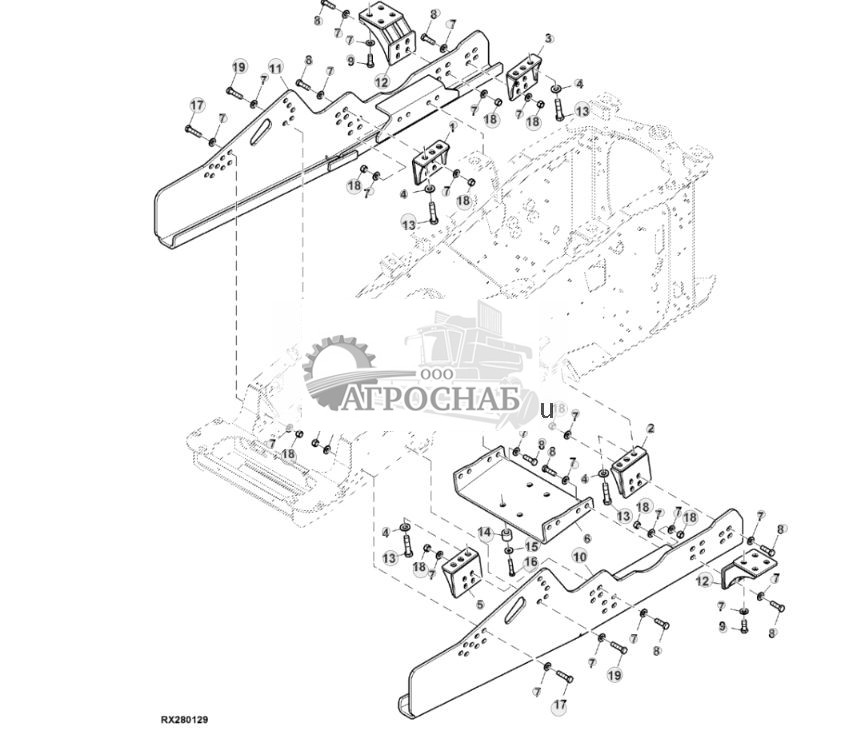 Комплект опор, рама бака для жидких продуктов, широкая - ST848992 815.jpg